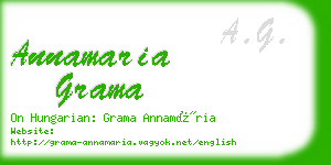 annamaria grama business card